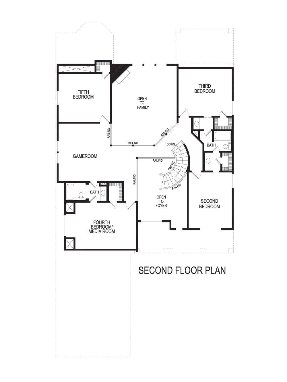 Crestfield FSW (w/Media) - Floor Plan 2