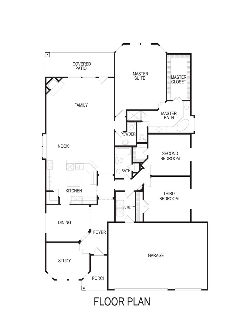 Pinehurst F - Floor Plan