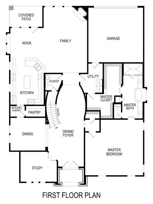 Emerald R (w/Media) - Floor Plan 1