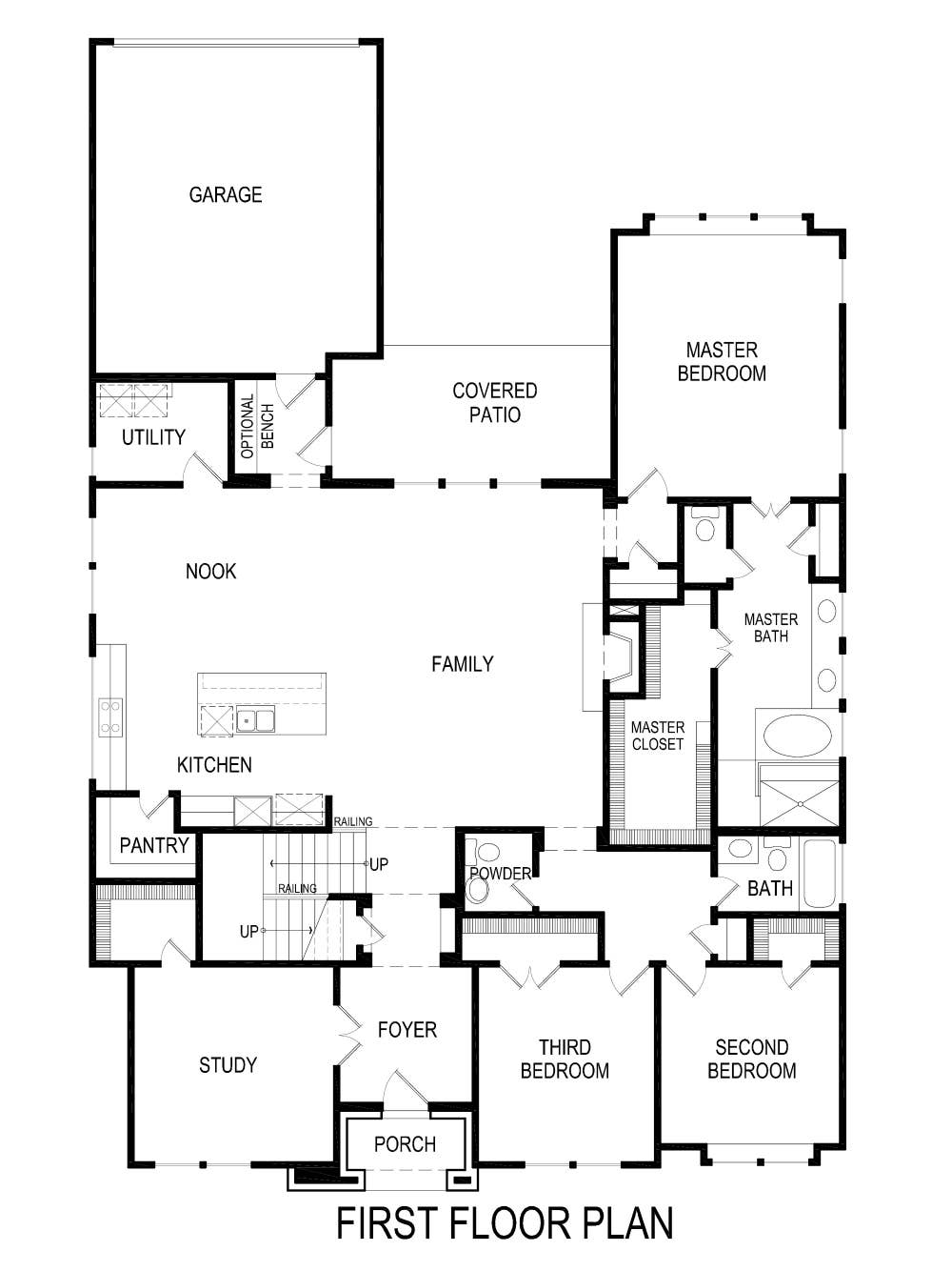 York R (Two Story) - Floor Plan