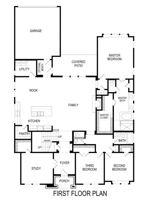 York R (Two Story) - Floor Plan 1