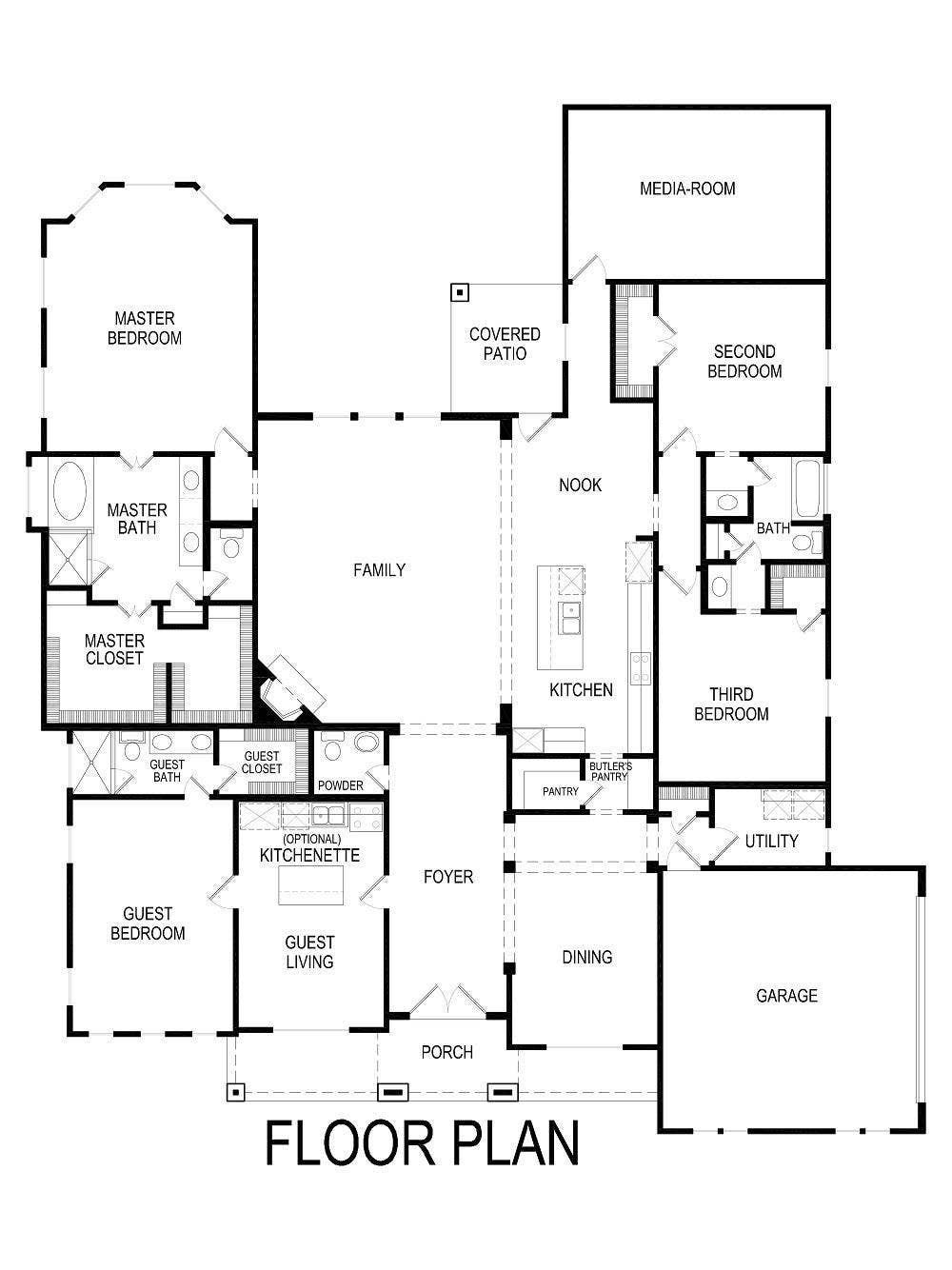 Winston FS (w/Media) - Floor Plan
