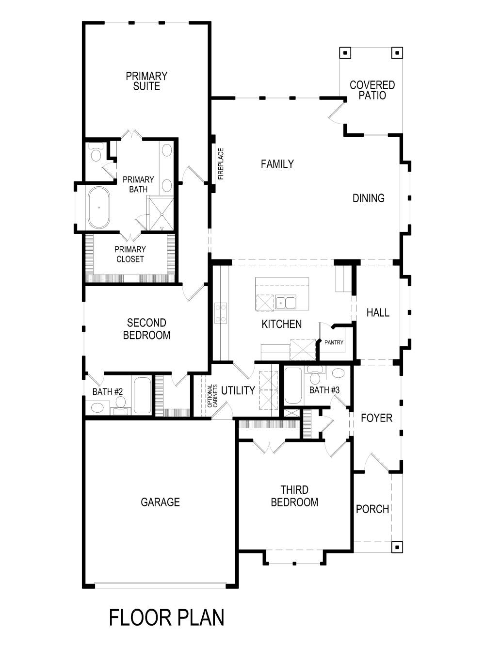 Edgefield F - Floor Plan