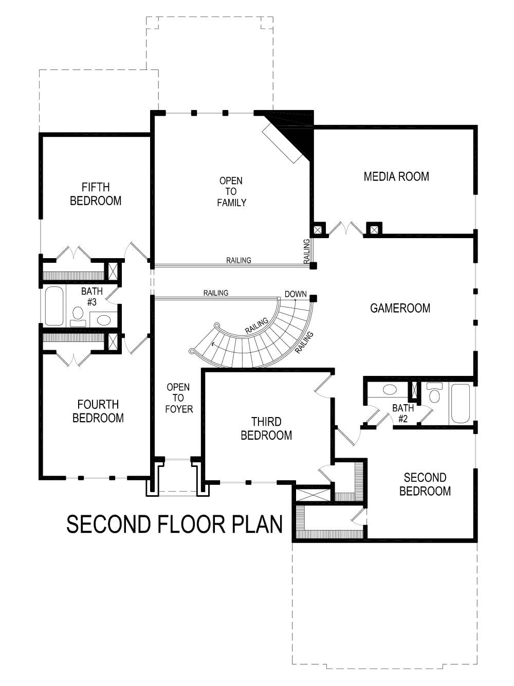 Riverstone 3FSW (w/Media) - Floor Plan 2