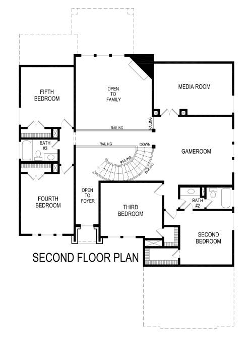 Riverstone 3FSW (w/Media) - Floor Plan 2