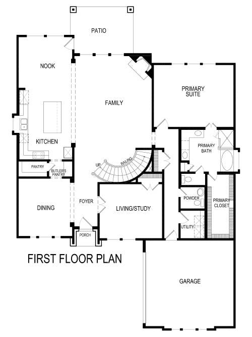 Riverstone 3FSW (w/Media) - Floor Plan 1