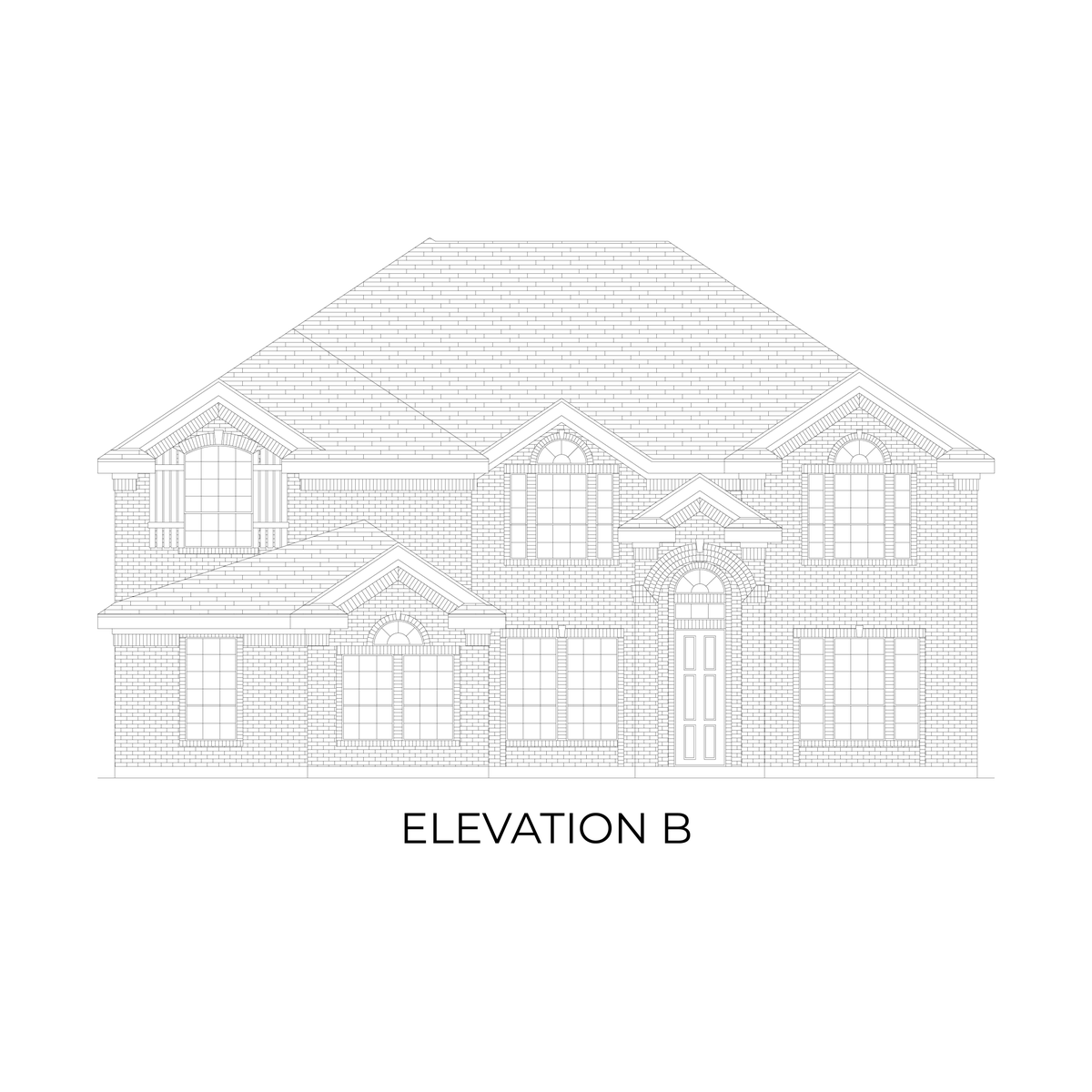 Stonebriar 2FSW (w/Media) Standard Elevation B