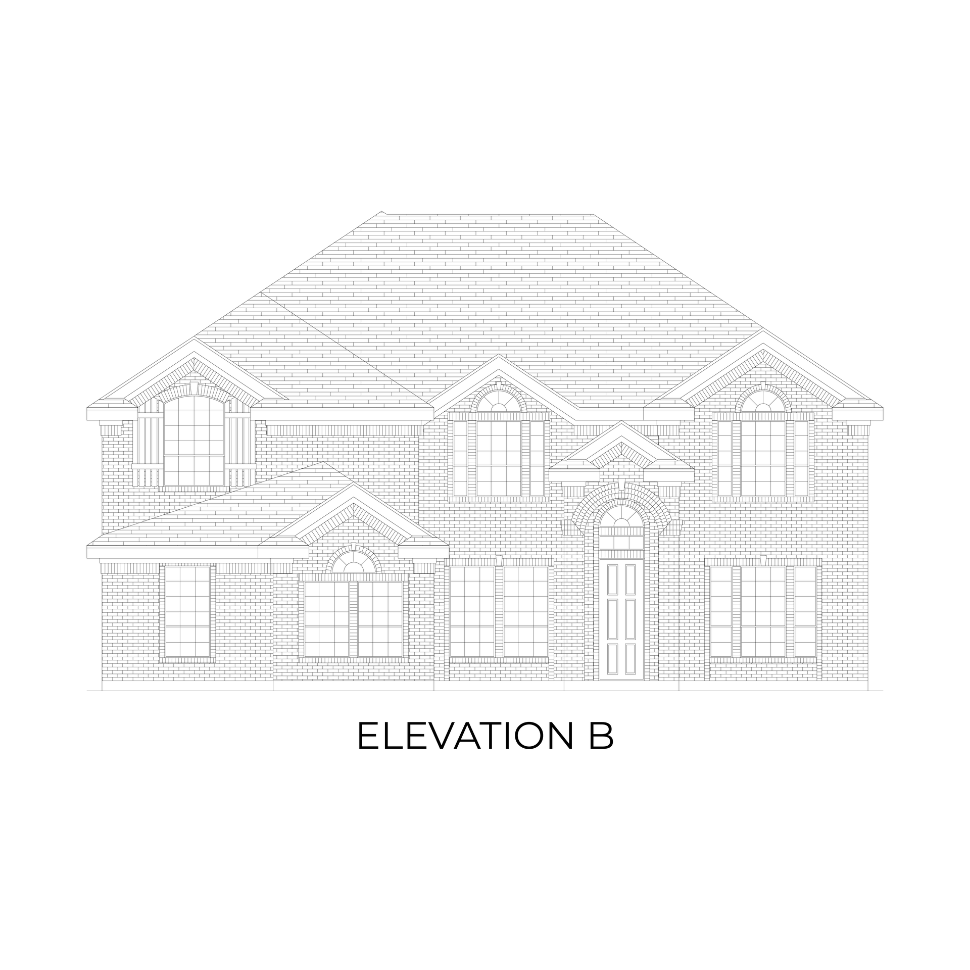 Stonebriar 2FSW (w/Media) Standard Elevation B