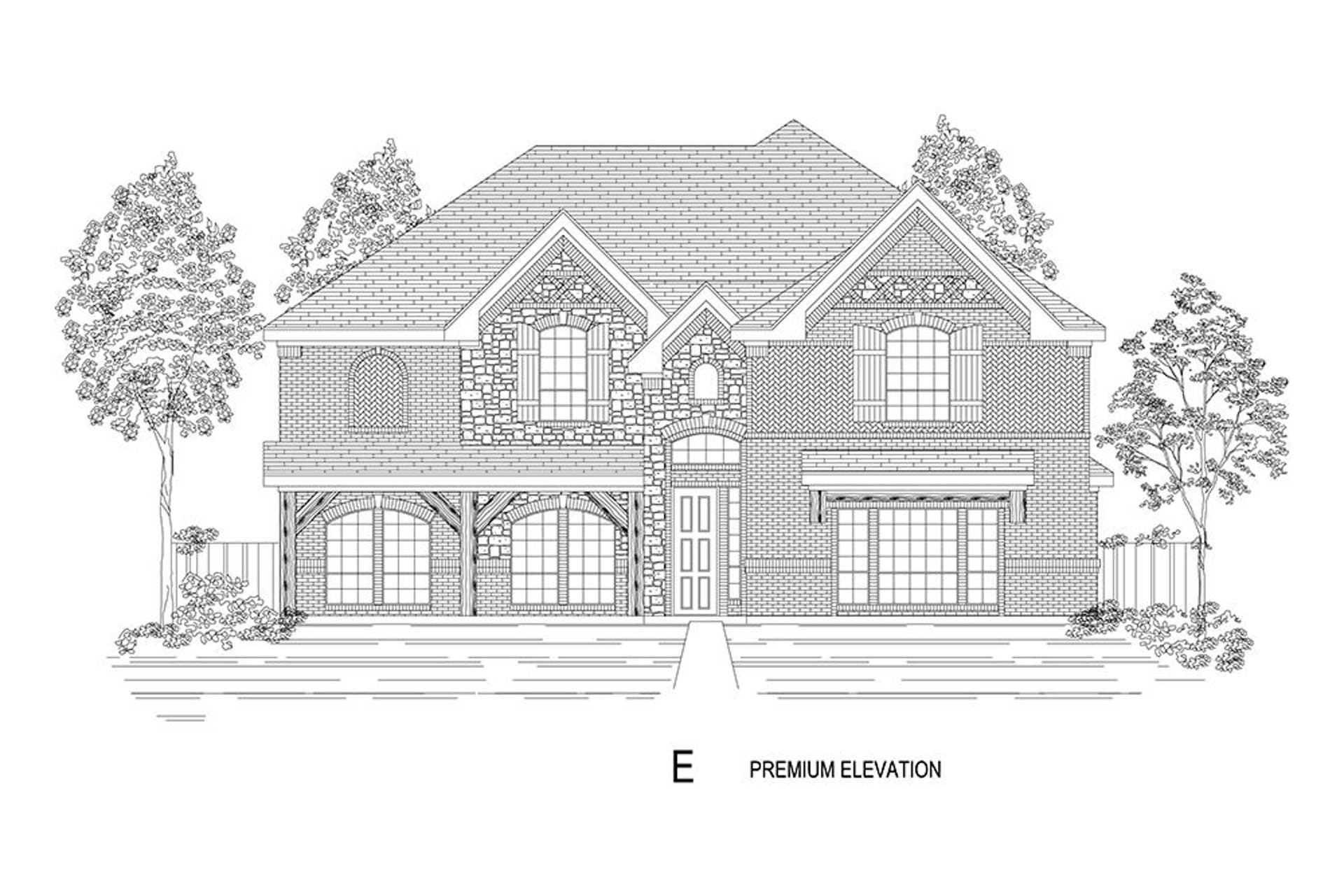 Brentwood 3FS (w/Media) Premium Elevation E