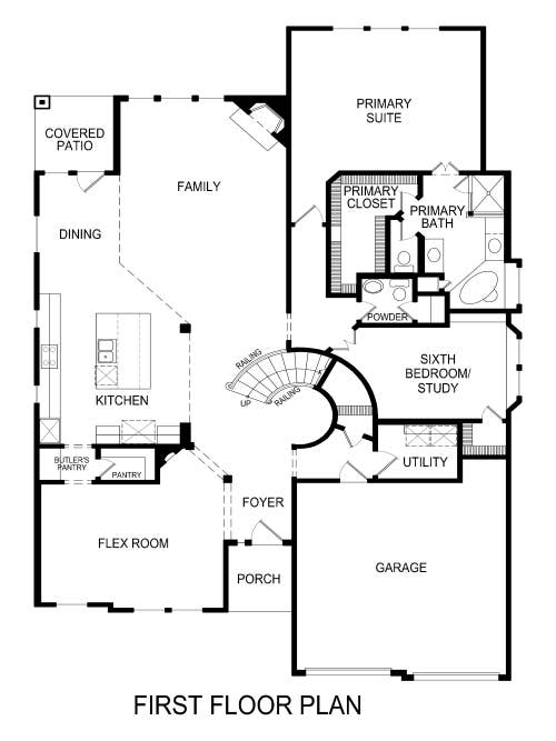 Brentwood 45 3F (w/Media) - Floor Plan 1