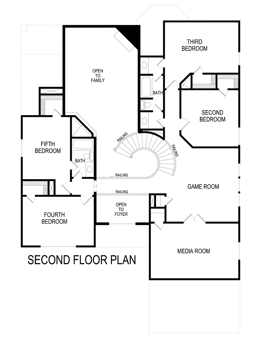 Hillwood FSW (w/Media) - Floor Plan 2