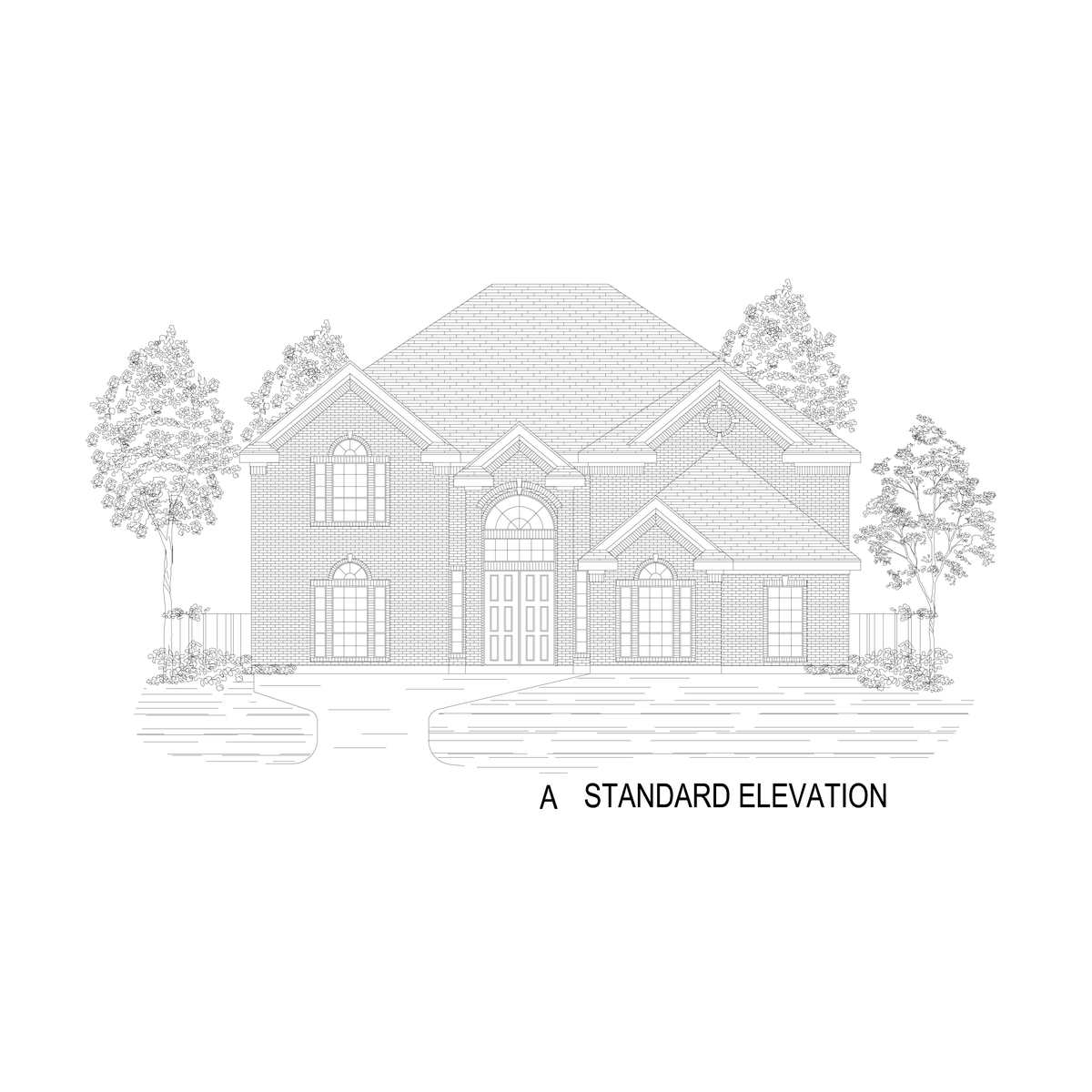 Northcrest 2FSW (w/Media) Standard Elevation A