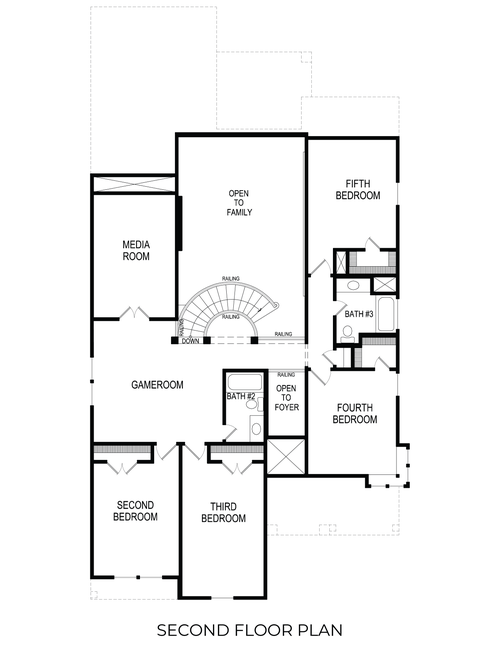 Princeton F-EW (w/Media) - Floor Plan 2