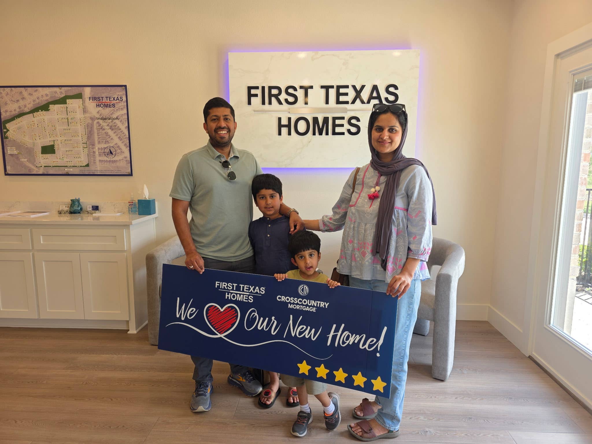 The Ishaq Family — First Texas Homes at Inspiration
