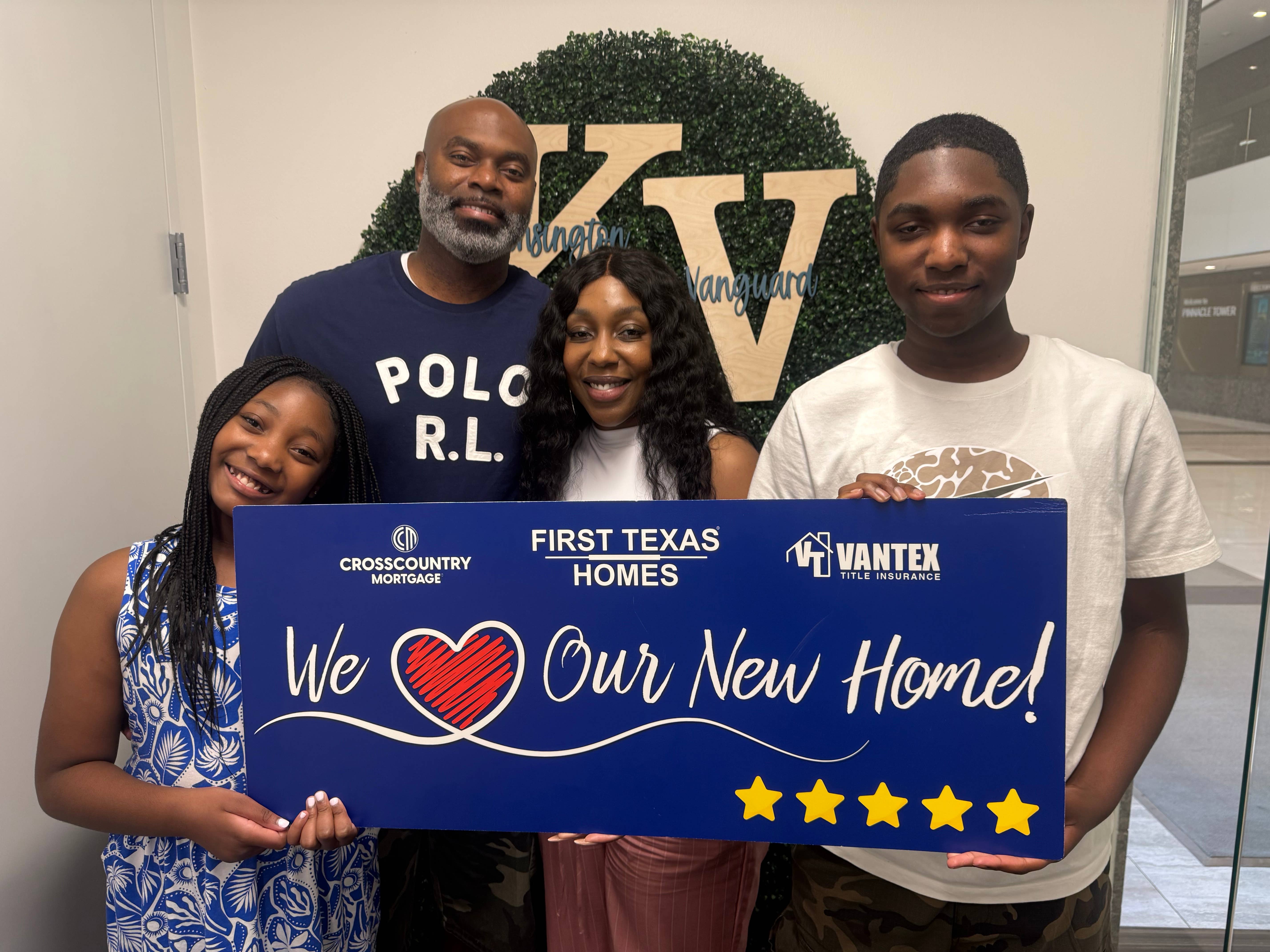 The Daniels Family — First Texas Homes at Birdsong