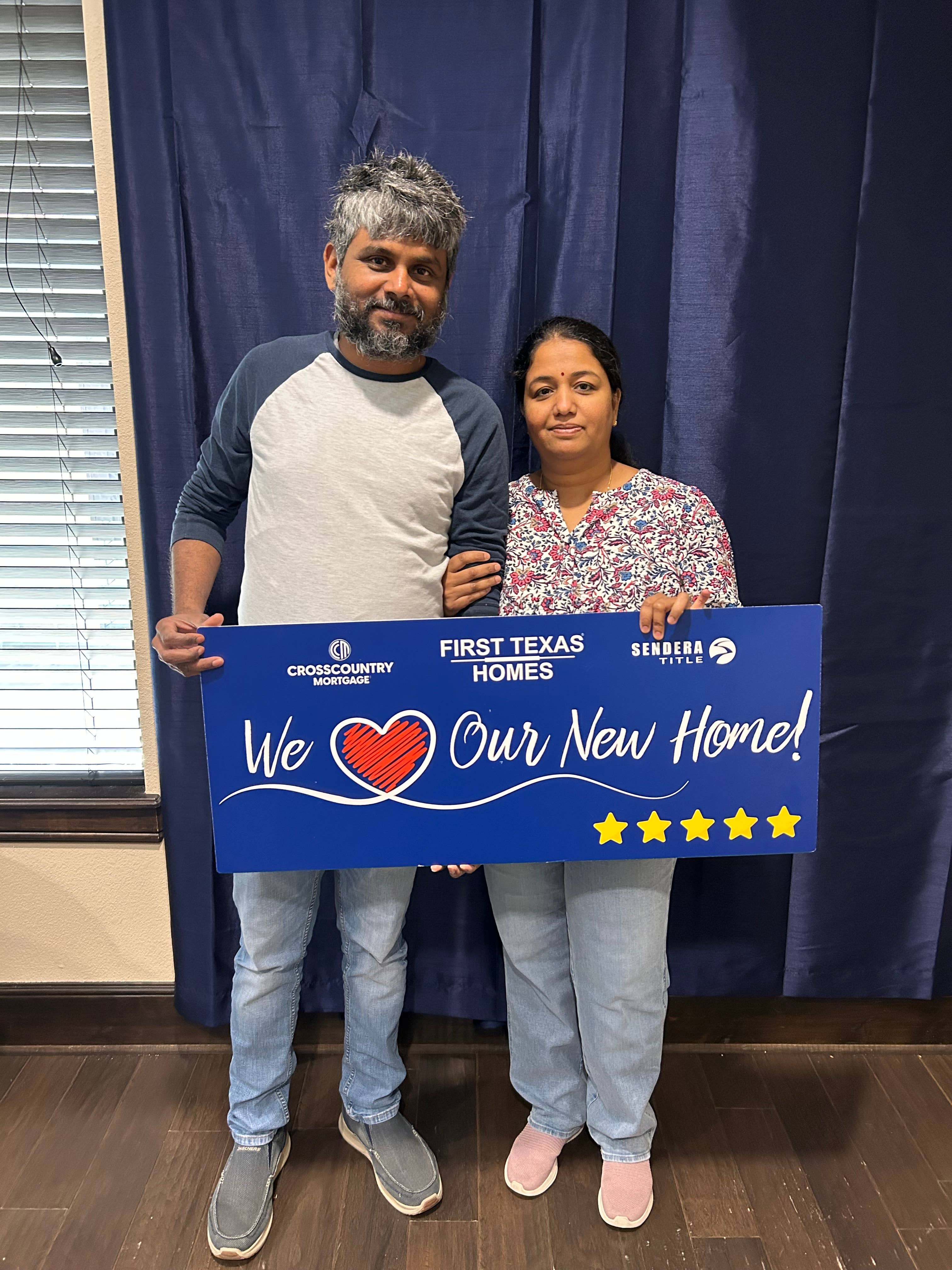 The Thalamuthu Family — First Texas Homes at Sutton Fields